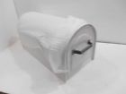 8658c Lock White Post-mount Jumbo Mailbox Heavy-duty