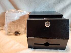 Xyd-mb185 Lock & Metal Suggestion Box With Slot And Wall Mounted Donation Ballot