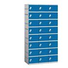 98368bl-a Lockers 8-tier 98368bl- Blue Plastic Salsbury Assembled