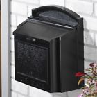 Locking 2 Wall Insert Keys Black Whitehall Mount Mailbox -