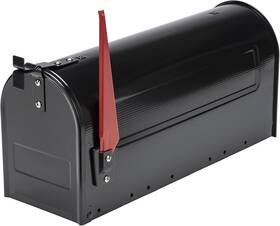 Mb22bk Locks Us Aluminium Mailbox - Black Large