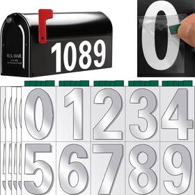 Lofrcin 735483539616 Mailbox Numbers Reflective For Outside Modern Number Vinyl