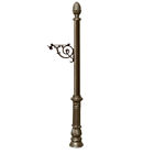 Lpst-703-bz Qualarc Lewiston Bronze Post 814728014061