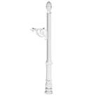 Lpst-703-wht Qualarc Lewiston Mailbox Post 814728014313