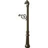 Lpst-801-e1-bz Lewiston Economy Mailbox System With Fluted Base And Horsehead