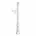 Lpst-804-wht Qualarc Lewiston Post With Fluted