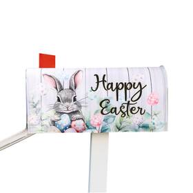 1054542 Lyreh Easter Magnetic Mailbox Cover 21x18 Inch Standard Size Spring Eucalyptus Lea