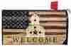M00118 Briarwood Lane Americana Welcome Primitive Mailbox Cover Patriotic Birdhouse 814212023173