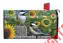 M00133 Briarwood Lane Chickadees And Sunflowers Summer Magnetic Mailbox Cover Birds 814212023159