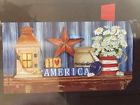 M00381 Briarwood Lane Lantern And Daisies Summer Mailbox Cover Primitive Patriotic