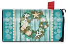 M00383 Briarwood Lane Coastal Wreath Summer Magnetic Mailbox Cover 818138026713