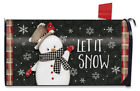 M00531 Briarwood Celebrate Winter Snowman Magnetic Mailbox Wrap Cover 818138029110