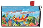 M00603 Briarwood Lane Oclock Parrot Summer Magnetic Mailbox Cover 818138024894