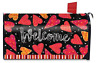 M00642 Briarwood Lane Valentine Magnetic Mailbox Cover Hearts Valentines 689741080627