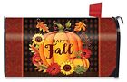 M00679 Briarwood Lane Happy Fall Pumpkin Magnetic Mailbox Cover 818138027390