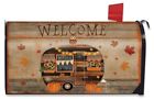 M00704 Briarwood Lane Fall Camper Welcome Magnetic Mailbox Cover 818138027635