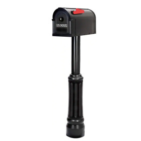 Madison Mailbox And Post Kit Black