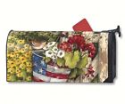 Magnet Works Mailwrap Patriotic Pail Wren Bird Magnetic Mailbox Wrap Cover 843259070826