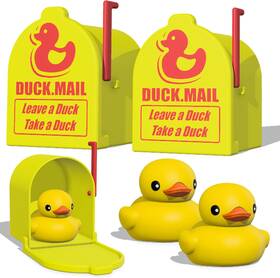 Maiguinzaa 726084956315 2pcs Cruise Duck Mailbox Magnetic Wall Mount For Ship Cabin Door Cute D