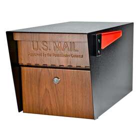 Mail Boss 313027695662 Post Mount Mailbox High Security Reinforced Patented Locking System