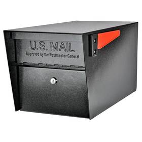 Mail Boss 313091033056 Manager Locking Post-mount Mailbox With High Security Reinforced Patented L