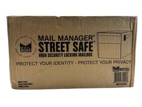 Mail Boss 660753752917 Manager Mailbox Post-mount Rear Locking System Ob