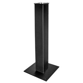 70007 Mail Boss 27 Inch Surface Mount Mailbox Post And Baseplate Package Black