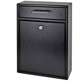Mail Boss 711181389890 Olympus Locking Wall-mount Drop Box With High Security Reinforced Patented Locki