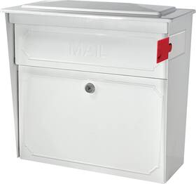 7179 Mail Boss Townhouse Locking Security Wall Mailbox Alpine White