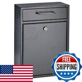 Mail Boss B0130ecx16 7413 High Security Steel Locking Wall Mounted Mailbox-office Comment