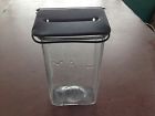 Mail Mount Vintage Flip Lid Wall Glass Visible