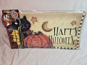 Mail Wraps 843259008287 Happy Halloween Magnetic Mailbox Cover Black Cat Pumpkin
