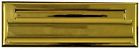 N197-913 Mail "x7 National " Polished Brass Slot Mfg 1.5