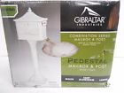 12150l Mailbox Pedestal Gibraltar Post-mount White