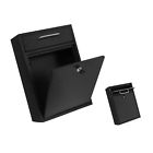 Mailbox-bl Trademark Innovations Wall Mounted Locking Drop Box Mailbox Large Innovat