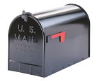 St20b Mailbox Black 2 " Size Jumbo 15 Rural T3 Solar Group 11-1 23-1