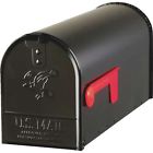 Alm110bo Mailbox-black T1 Group Mailbox Standard Solar . Rural