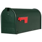 Mailbox Galvanized Mailboxes Post-mount Elite Green Gibraltar Standard Steel