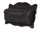 Mailbox Metal Resistant Rust Mounted Country Wall Weather Bronze French