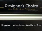N1027235 Mailbox Premium Designer Choice Corporation Icm Aluminum White Post