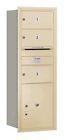 3713s-03srp Mailbox Salsbury Sand Horiz Industries 48in Prvt 4dr Rl