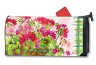 Mailbox Standard Wrap Cover Magnet Geranium Flowers 6.5x19 Works