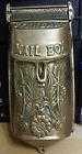 Mailbox Vintage Ornate Mount Hole Solid Peep Wall Brass Standard