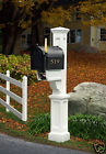 Mailbox White Post Dover Mayne