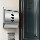Mailbox5988 Mailbox Stainless Steel Locking Wall Mounted Cambered Mail 603305842049