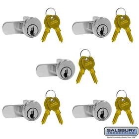 W9y-sia-3690-5 Mailboxes Salsbury 36905 Lock For 4b Plus Horizontal Mailbox Door 2 Keys Per 5 Pack