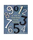 Hn006-622 Matte 3 House 0 Solid 1 Black 4 Address Brass 5 9 2 7 8 6