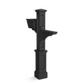 5900-b Mayne 673995590018 Westbrook Mail Post 56in Tall Black