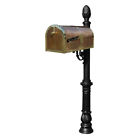 Mb-3000-pat-lp703-bl Qualarc Provincial Mailbox With Post
