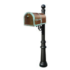 Mb-3000-pat-lp804-bl Qualarc Provincial Mailbox With Post Included